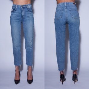 Paige Denim Size 27 High Rise Sarah Straight